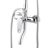 CH2126.SH.N+CH0102.SH+CH-R4.HHS 8' Round Chrome Shower Station Bottom InletAQ