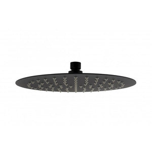 OX0007.SH Super-slim Round Black Rainfall Shower Head 250mm AQ