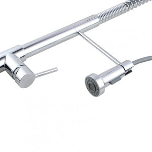 CH1017.KM Tall Spring Chrome Pull Out Kitchen Sink Mixer Tap AQ