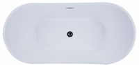 VIVA HIGHBACK BATHTUB BLACK