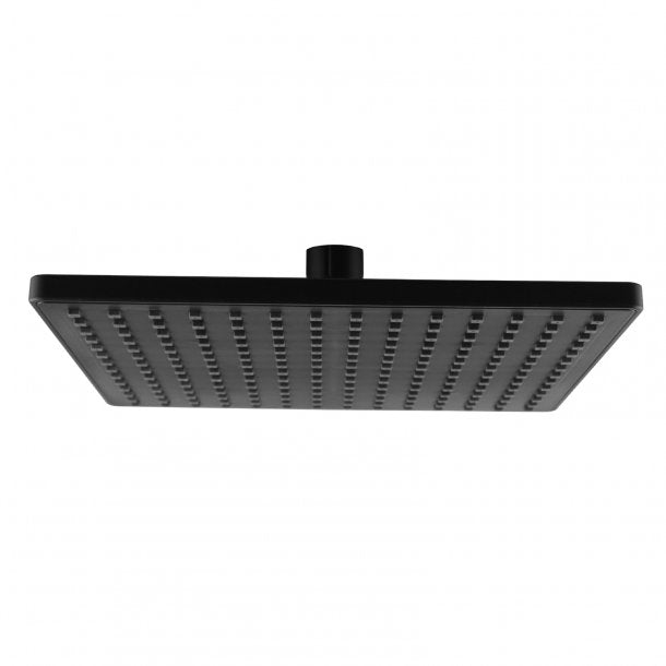 OX0143.SH 9' Square Black ABS Rainfall Shower Head AQ