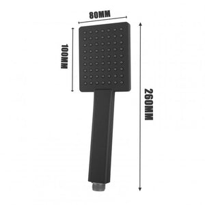 OX-S2.HHS Black Square Handheld Shower