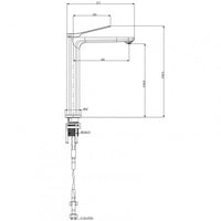 CH1045.KM Brass Chrome Tall Kitchen Mixer Tap Sink Mixer AQ