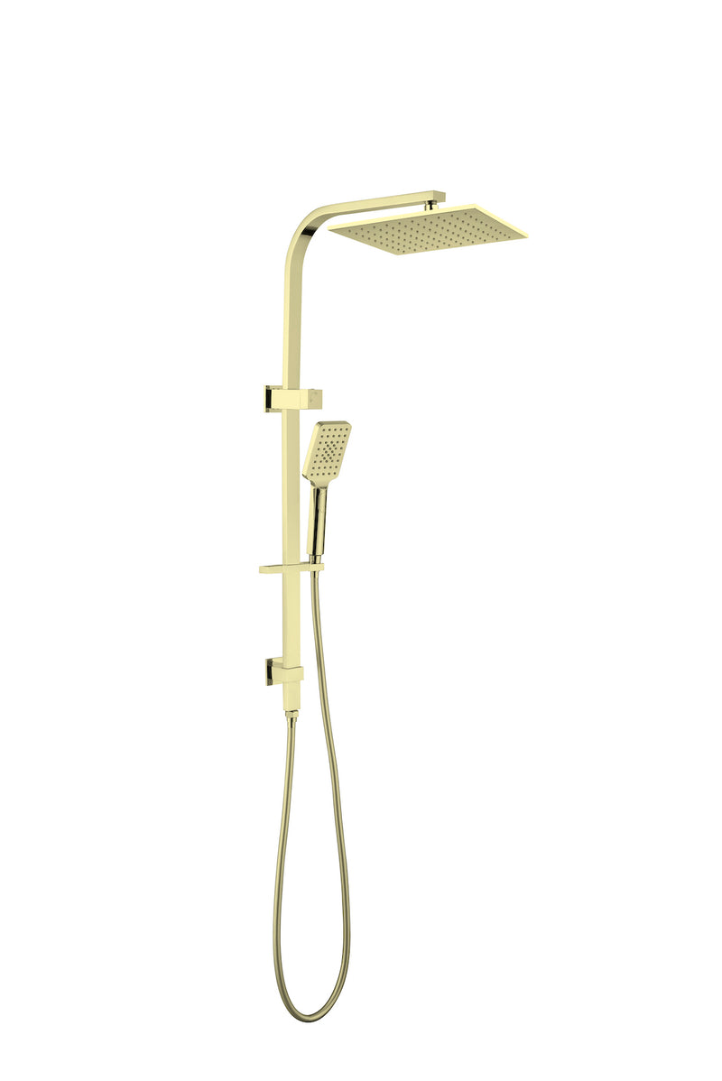 CELIA-BIANCA SHOWER SET SQUARE HEAD YSW3015-05C BRUSHED GOLD