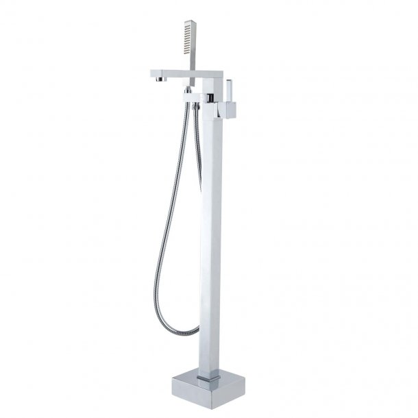 CH0117.BS Chrome Freestanding Bath Mixer With Hand held Shower AQ