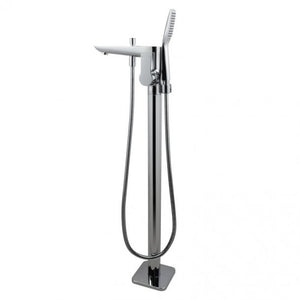 CH0124.BS Chrome Freestanding Bathtub Mixer with Handheld Shower Spout Floor Mounted  AQ