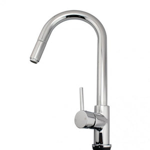 CH1016.KM Round Chrome Pull Out Kitchen Sink Mixer Tap AQ