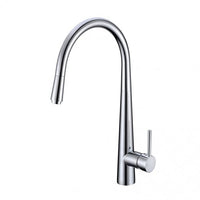 CH1021.KM Round Chrome 360° Swivel Pull Out Kitchen Sink Mixer Tap Solid Brass AQ