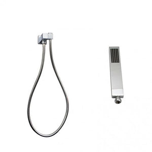 CH2127.SH.N+CH-S5.HHS Square Chrome Hand Held Shower Set AQ