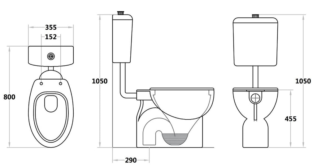 Special Care Toilet Calla Disable Toilet Suite CL024