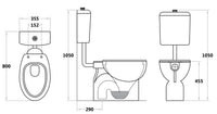 Special Care Toilet Calla Disable Toilet Suite CL024