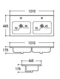 Ceramic Top D120BBLine