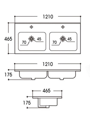 Ceramic Top D120BBLine