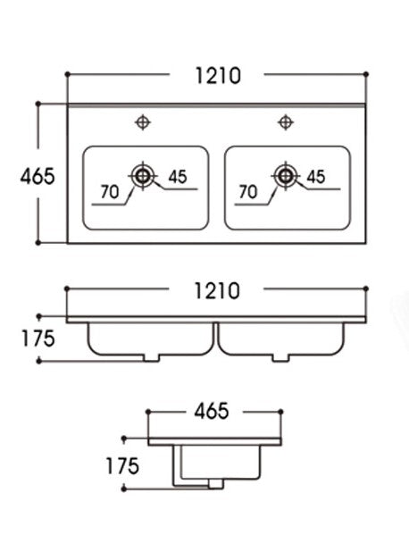 Ceramic Top D120BBLine