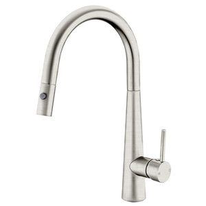 DOLCE PULL OUT SINK MIXER WITH VEGIE SPRAY FUNCTION YSW5810-09C brushed nickel