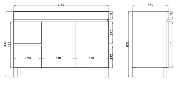 Dark Grey  Wood Grain PVC Vacuum Filmed MDF Board Dark Grey B124LL-DG