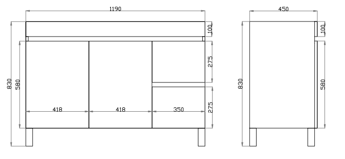 Dark Grey  Wood Grain PVC Vacuum Filmed MDF Board Dark Grey B124RL-DG