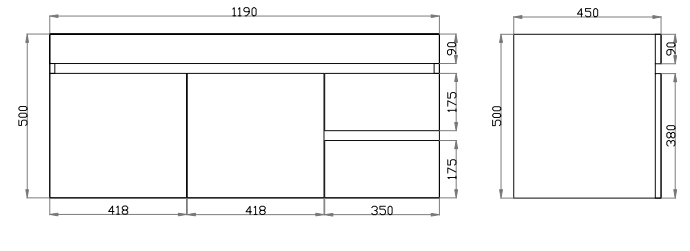 Dark Grey  Wood Grain PVC Vacuum Filmed MDF Board Dark Grey B124RW-DG