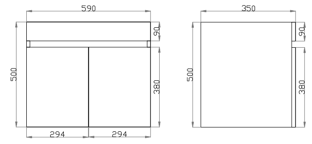 Dark Grey Wood Grain PVC Vacuum Filmed MDF Board Dark Grey B63W-DG