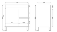 Dark Grey  Wood Grain PVC Vacuum Filmed MDF Board Dark Grey B73RL-DG