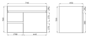 Dark Grey  Wood Grain PVC Vacuum Filmed MDF Board Dark Grey B74LW-DG