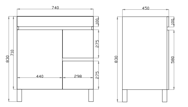 Dark Grey  Wood Grain PVC Vacuum Filmed MDF Board Dark Grey B74RL-DG