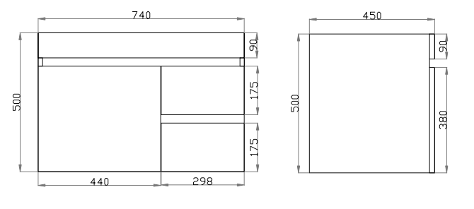 Dark Grey  Wood Grain PVC Vacuum Filmed MDF Board Dark Grey B74RW-DG