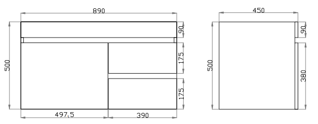 Dark Grey  Wood Grain PVC Vacuum Filmed MDF Board Dark Grey B94RW-DG