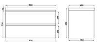 Dark Grey Wood Grain PVC Vacuum Filmed MDF Board Dark Grey Q9046DG