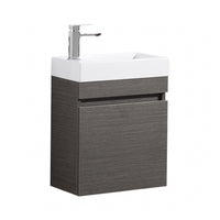 EV42SDWHDB-EVIE DARK BROWN PVC MINI VANITY EV42L-WH-drawing