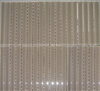 FLO061-FLORENCE WALNUT LATTE GLASS STRIP 15X150