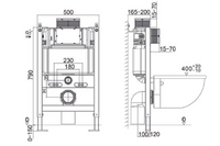 Inwall Cistern G3005-F