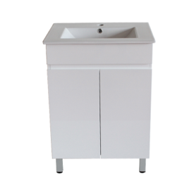 M63LG White ployurethane MDF – Narrow Vanity