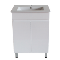 M64LG  White ployurethane MDF – Standard Vanity