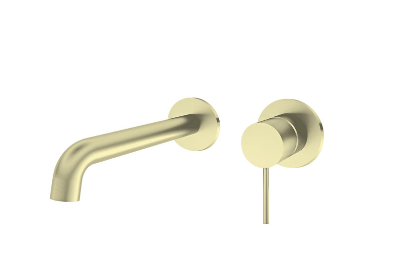 MECCA WALL BASIN MIXER160-185-230MM ( SEPERATE BACK PLATE） YSW2219-07C Brushed Gold