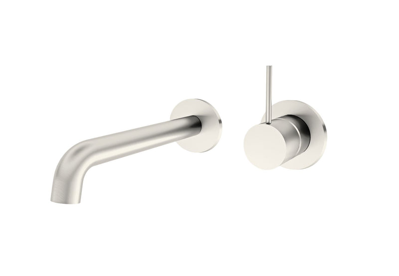 MECCA WALL BASIN MIXER HANDLE UP 160-185-230 MM (SPEARATE BACK PLATE) YSW2219-07D  Brushed Nickel