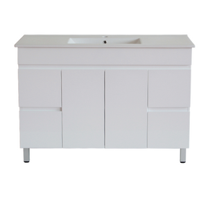 MF124LG White ployurethane MDF – Standard Vanity