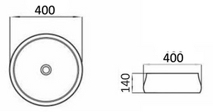 Matte White Carrara Fine Ceramic Basin Matte White Carrara PA4014CRA