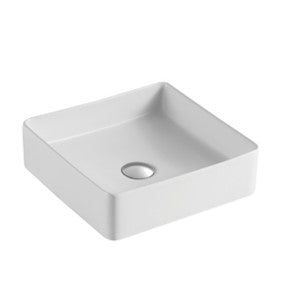 Matte White Fine Ceramic Basin Matte White PA3636MW