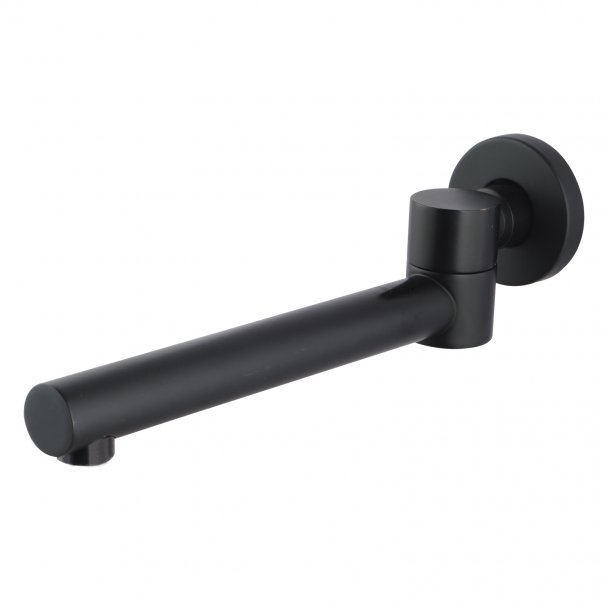 OX0004.BS Round Black Bathtub-Basin Swivel Wall Spout AQ