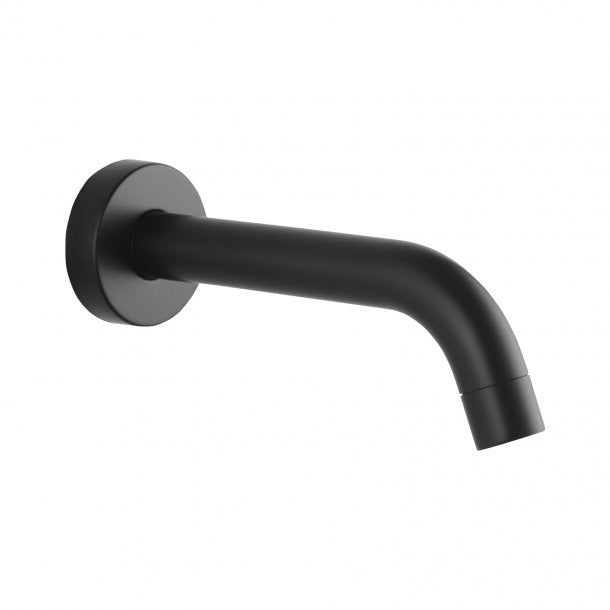 OX0012.BS Round Matte Black Bathtub-Basin Wall SpoutAQ