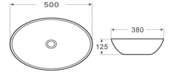 Gloss White Above Counter PA5038