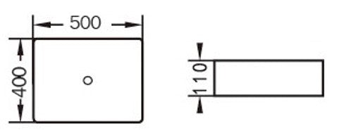 Above counter basin PA5040