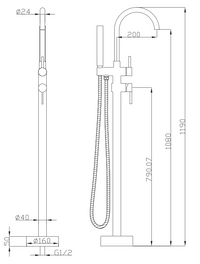 Bath Filler CHROME PBF01