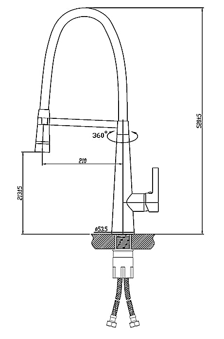 KITCHEN MIXER DSKM01-LED PDM001-LED-LD