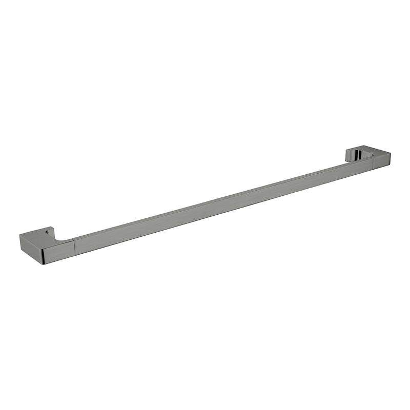 PEARL SINGLE TOWEL RAIL 600-800MM 8024 Gun Metal Grey