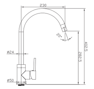 Kitchen Mixer CHROME PKM01