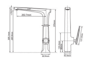 Kitchen Mixer CHROME - MATT BLACK PKM1036