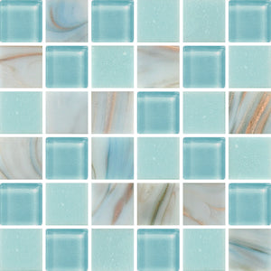 PRL074-PEARL POWDER BLUE GLASS 20X20