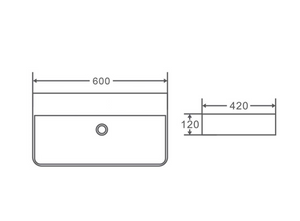 Ultra Slim Gloss White Fine Ceramic-Wall Hung